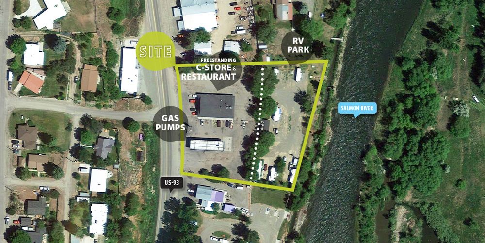 Salmon Retail & RV Park: 609 Riverfront Dr, Salmon, ID 83467